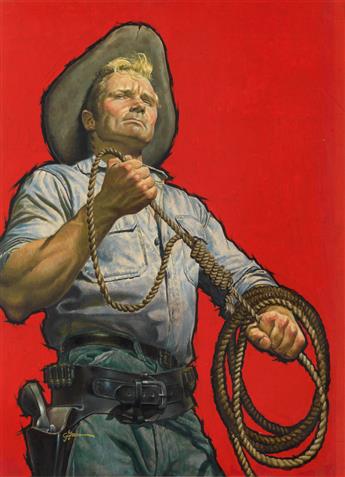 (PULP.) GEORGE GROSS. Dangerous Cowboy.